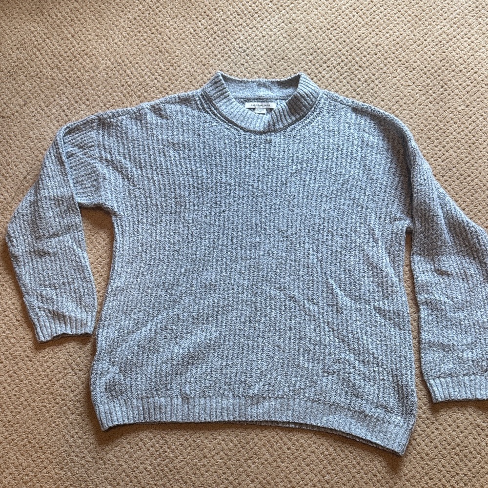 American Eagle Outfitters Gray Crew Neck Sweater